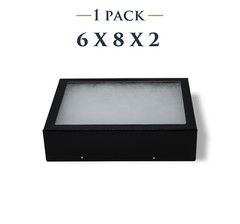 6 x 8 x 2 Riker Display Case Box for Collectibles Jewelry Arrowheads Fossil