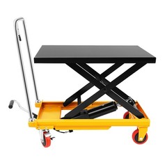 500lbs Hydraulic Lift Table Cart Steel Scissor Lift Table Hydraulic Lift Trolley