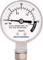 Stainless Steel Pressure Cooker Gauge, Pressure Canner Gauge, Steam Pressure …