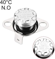 2pcs KSD301 Thermostat 40°C/104°F 10A Normally Open N.O Temperature Switch