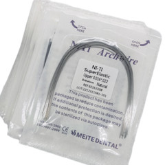 10 Packs Dental Orthodontic Super Elastic Niti Arch Wires Rectangular Natural