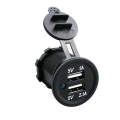 12V 3 Gang Waterproof Car Battery Meter Voltmeter LED Digital Display Voltage