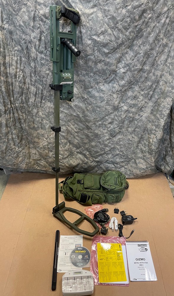 VALLON VMC1 Mine Metal Detector Kit Unused w/Headset, Accessories Military Grade