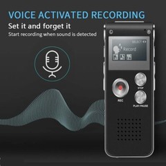 32G Paranormal Ghost Hunting Equipment Digital EVP Voice Activated Recorder Grey