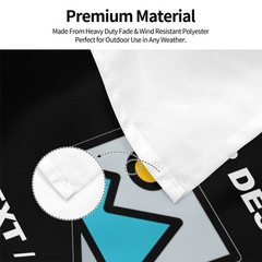 Custom Flag Personalized Flags – Print Your Own Logo Image Text USA