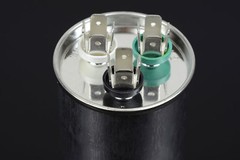 TEMCo 45+5 uf/MFD 370-440 VAC volts Round Dual Run Capacitor 50/60 Hz -Lot-5