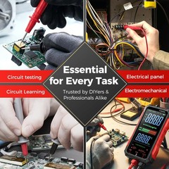 Digital Multimeter Tester Auto-Ranging TRMS 6000 Counts Voltmeter Colour Display