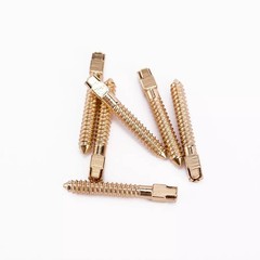120PCS /Box+2key Dental Stainless Steel Screw Post Dental Gold Plated Screw Post