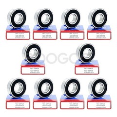 10PACK SKF 6203-2RSH 6203-2RS Double Rubber Seal Bearings 17X40X12MM