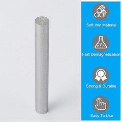Soft Iron Rod, High Pure Iron Rod, Ideal Core for Making Electromagnets, 0.5 …
