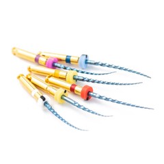 6Pcs Dental Endodontic Rotary Files X-pro Gold taper NITI Motor Tips SX-F3 25MM
