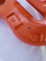 Pewag Winner G10 KPW 16 Clevis Grab Hook Holds 22K Pounds no pin