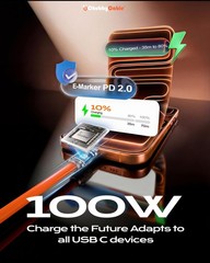 Solo-Flex 2-in-1 USB-C Cable with Apple Watch Charger, Built-in 5W Magnetic C…