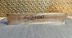 52100 Steel solid Bar Stock 2.25″ wide x 7/16 thick 11″ long, knife forging #3.5
