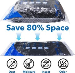 16 Pack Vacuum seal bags for clothing With Coldless Pump, Vacuum Storage Bags…