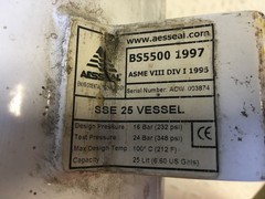 AES Seal Tank SSE25, 25 L (6.6 gal), 316SS, #90303