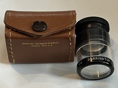 Edmund Scientific Lens Comparator Magnifier Comparator with US Made Leather Case