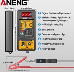 ANENG 12V Car Relay Tester Automotive Diagnostic Tool Electronic Battery Checker