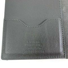Shinola Gray Leather Journal Cover 80pg Notebook and Dust Cover