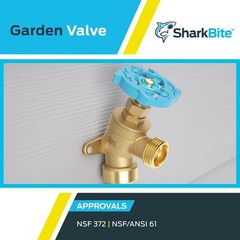 SharkBite 3/4 Inch x MHT Garden in. PTC x MHT, Copper