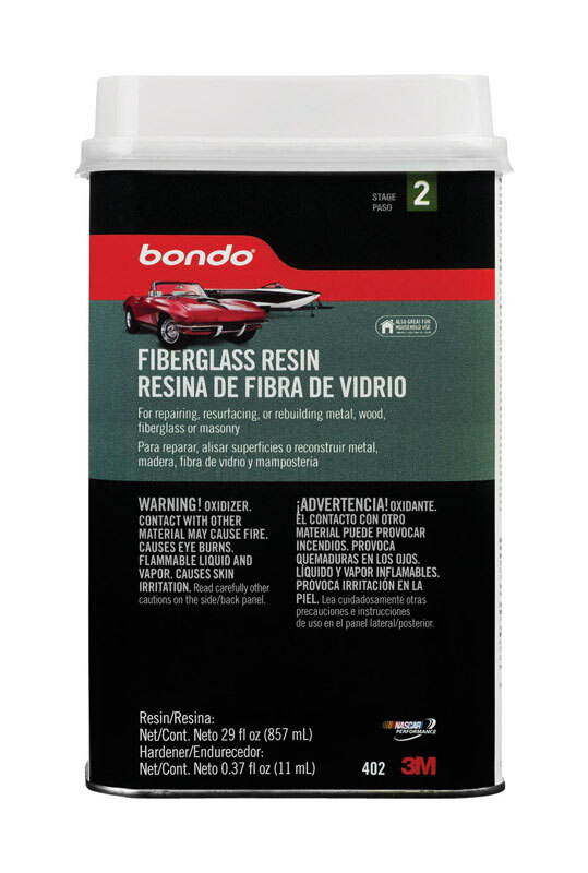 Bondo 402 Waterproof Fiberglass Resin 1 QT