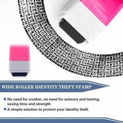 Pack 2 Identity Theft Protection Roller Stamp Guard ID Privacy Confidential Data