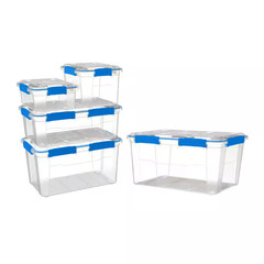 50L/52.8Qt Waterproof Clear Latch Tote IP-67
