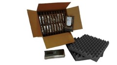 Hard Drive Shipping Box 20 COUNT Slotted Storage Kit – 3.5″ HDD WITH Tray Caddy