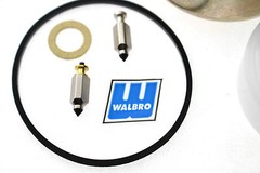 GENUINE WALBRO LMT Carburetor Kit inlet needle retaining pin bowl float J31