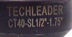 TECHLEADER TOOLHOLDER CT40-SL1/2″-1.75″