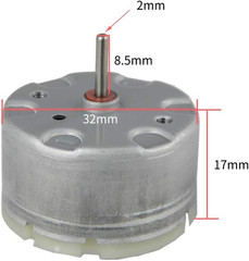 2PCS of 500 DC Motor 3V 3000rpm 6V 6000RPM 12v 12000RPM High Speed High Torqu…