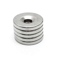 New Thicker Strong Magnets Countersunk Ring 5MM Hole Large Rare Earth Neodymium
