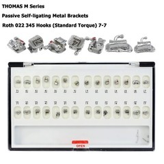 Dental Orthodontic Self Ligating Brackets Metal Ceramic Roth MBT Damon Empower