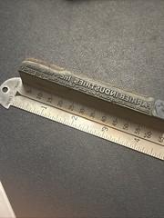 Farrier Industries Inc. , York, PA | Vintage letterpress printing block