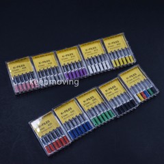 10-100Packs Dental Endo Files K-FILES Stainless Steel Hand Use 21 25 31 mm