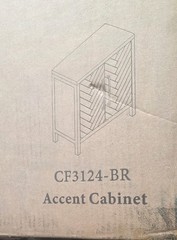 CROSLEY FURNITURE Darcy Dark Brown Accent Cabinet