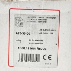 ABB A75-30-00 3-POLE CONTACTOR 1SBL411001R8000 37KW 230V COIL