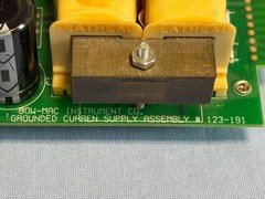 GOW-MAC Instrument Grounded Curren Supply Assembly PCB Board 123-191, 126-263