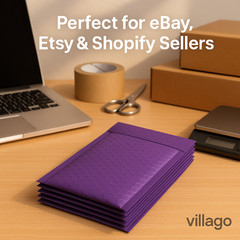 Purple Poly Bubble Mailers 4×8 6.5×10 8.5×12 10.5×16 Self Seal Envelopes