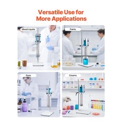 Homogenizer 500 W Laboratory High Speed Dispersing Homogenizer 200-11000 RPM