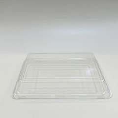 ST-5-015 Blue/Black/Sakura PET Sushi Trays with Lids 8.43″*5.24″*1.3″ in