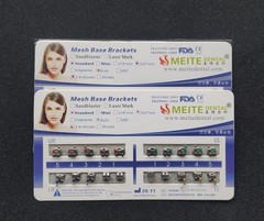 20 Packs Dental Orthodontic Metal Brackets Braces Standard Roth MBT Mesh Base