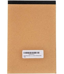 Writing Tablet 6×9 Plain Unruled Paper Pad 100 Sheets Topbound White No Lines