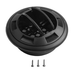 Closeable Diesel Heater Duct Vent Outlet Enhance Airflow Easy to Install Black