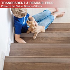 SafetyPro 2in X 50ft Strong Clear Anti Slip Tape Transparent Non-Slip Grip Tapes