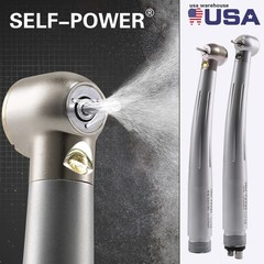 Dental Fiber Optic LED E-generator high speed handpiece Turbine 2 Holes/4 Holes