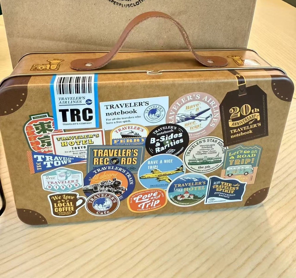 TRAVELER’S COMPANY 20th Anniversary Customization Set Tin Box NEW