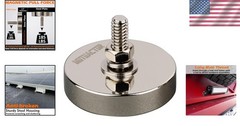 185lb Neodymium Magnet Pair with Threaded Studs