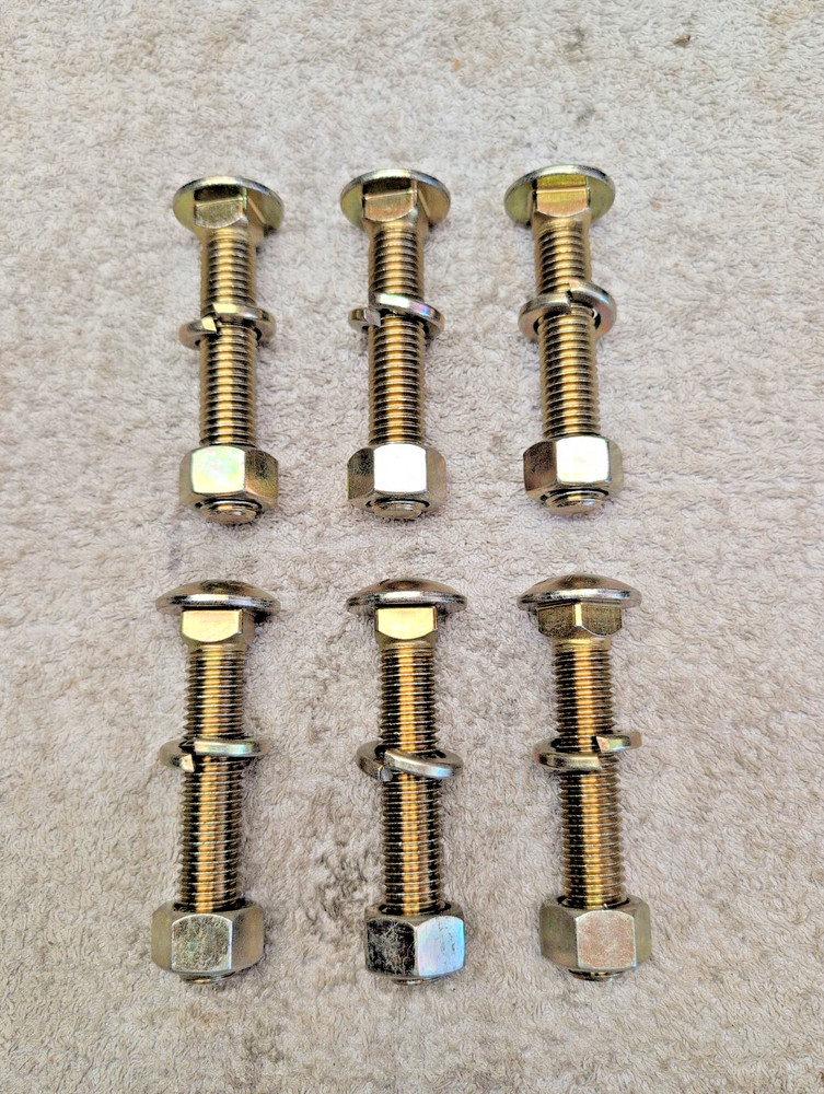 (6) Rear Rim Wheel Bolt Kit Grade 5 Fits Ford Massey Ferguson Oliver Case
