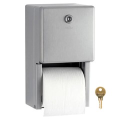 Bobrick B-2888 Commercial Toilet Paper Dispenser, Surface-Mounted, Stainless Ste